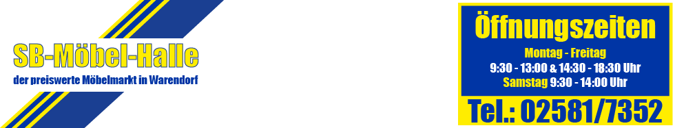 Impressum SB Möbel Halle Warendorf